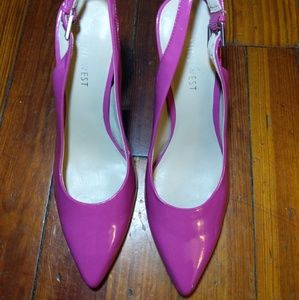 Nine West Gilliano Pink Pointed Toe High Heel  7M